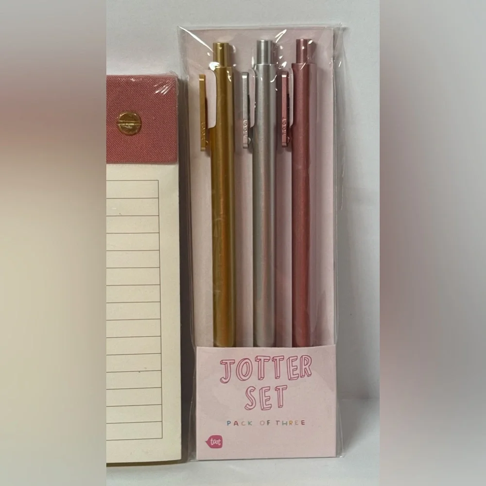 ban.do Jotter Pen Set + “Cop Outs” Notepad Bundle – New